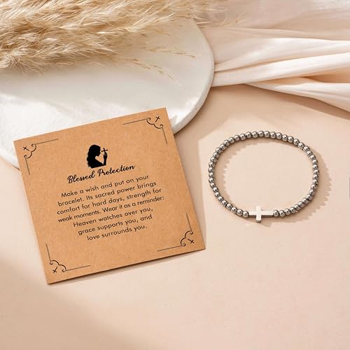 RZKING Cross Bracelet for Women, Christian Gifts for Women Friends Mom - style: Get Well