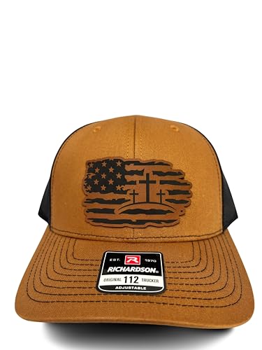 Christian Jesus Cross Hat for Men and Women – God Religious Faith Baseball Cap Trucker Snapback Hat - color: Hartt