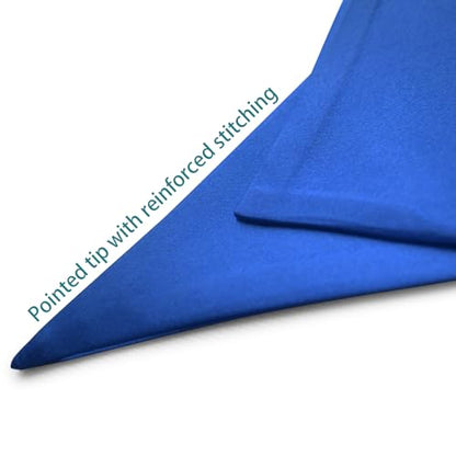 Premium Choir V Stole - Solid Color - Satin - Unisex - color: Royal Blue