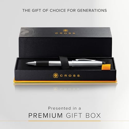 Cross Century II Lustrous Chrome Rollerball Pen, Medium Point, Black Ink - color: Lustrous Chrome