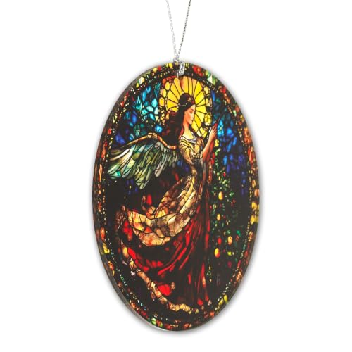 Guardian Angel Suncatcher Gifts for Women, Angle Christmas Ornaments 2026 - color: Angel Suncatcher