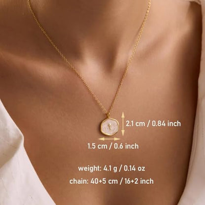 Quietsun Teen Girl Gifts Gold Cross Necklaces Women Teenage First Communion