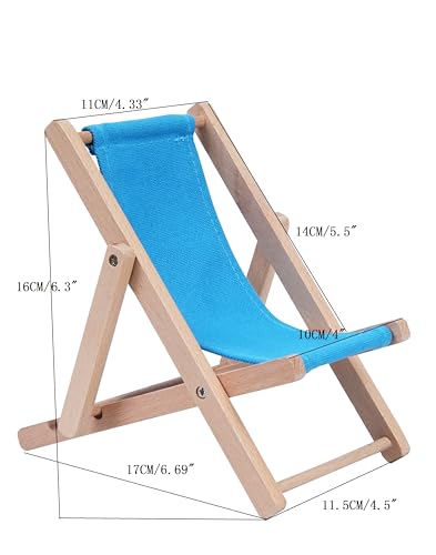 Foldable Wooden Cell Phone Stand, Phone Holder for Desk - color: Turquoise