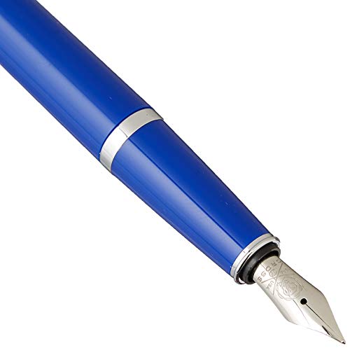 Cross Bailey Light Polished Resin Refillable Fountain Pen, Extra-Fine Nib, Includes Premium Gift Box - Blue