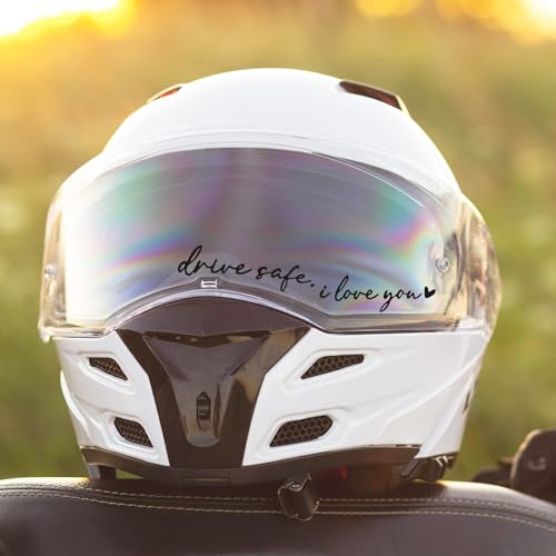 Drive Safe I Love You Mirror Stickers, 3Pcs Car Decals for Women(Black) - color: Black Drive Safe I Love You