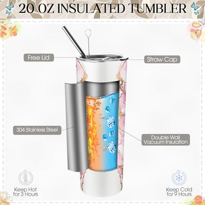 Geiserailie 12 Pcs Christian Gifts for Women Tumbler Set, Pastel Color - color: Pastel Color