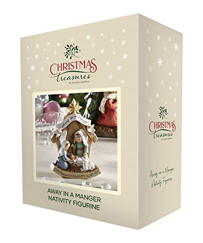 CBC Group Avalon Gallery - Advent and Christmas Children's Nativity Figurine, 4 x 5-Inch, Away in a Manger