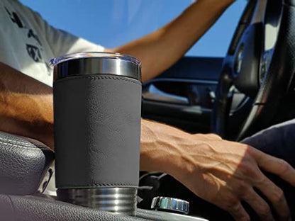 LaserGram Personalized 20oz Tumbler, Bible Verse John 14-6 (Gray) - color: Gray