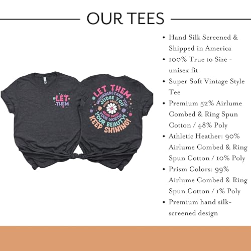 Love in Faith | Let Them Tee | Christian T-Shirts for Women | Faith-Based Apparel | Christian Gifts - size: X-Large