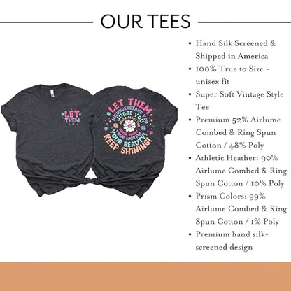 Love in Faith | Let Them Tee | Christian T-Shirts for Women | Faith-Based Apparel | Christian Gifts - size: Small