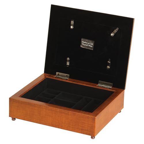 Cottage Garden JBRB16 To My Son, Never Underestimate Your Worth Woodgrain Finish Polymer Photo Frame Jewelry Valet Storage Box - style: To My Son, Never Underestimate Your Worth