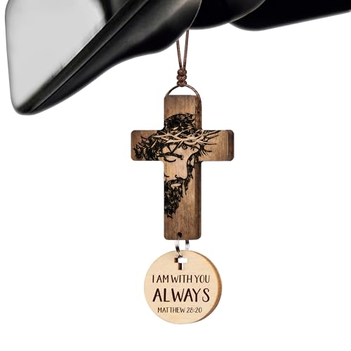 Car Accessories Christian Gifts for Women Men, Cross for Car Religious Gift - color: Jesus