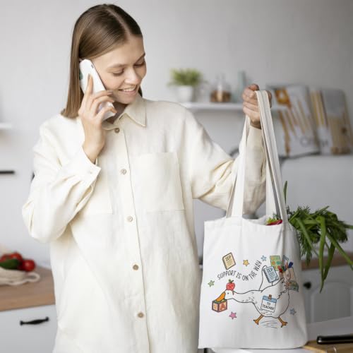 Chicimln Teacher Appreciation Gifts Tote Bag, Kindergarten Preschool Teacher Gifts Canvas Tote Bags - color: Teacher Gift 15
