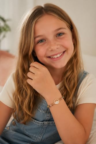 Gold Mustard Seed Bracelet for Teen Girls and Women, Faith Can Move Mountains Christian Jewelry, Inspirational Religious Gift for Her - color: Granddaughter