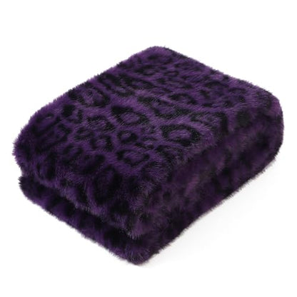 LA CARRIE Womens Leopard Print Infinity Scarf Loop Circle Neck Warmer - color: Leopard Purple