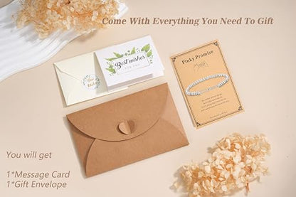 morniface Beaded Bracelet for Women, Handmade Stretch Bracelet with Charms, Dainty Stackable and Trendy Jewelry Gift - style: Silver Beaded-double loop