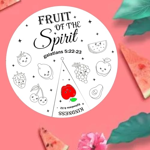 Pop Resin 30 Sets 9 Inch Color Your Own Fruit of the Spirit Crafts