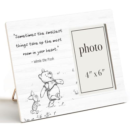 Classic Pooh Bear Nursery Picture Frame, Baby Gifts for Nursery - color: Smallest