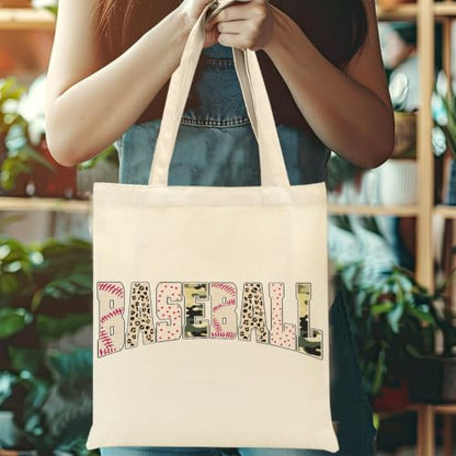 Faith Canvas Tote Bag, Christian Gifts for Women Mama Sister Inspirational Bible Verse Birthday Christmas - color: Leopard 874