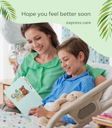 Magic Ants 3D Get Well Soon Pop-Up Card with BrownBear, Cheerful Flowers, and Butterflies | Uplifting Recovery Greeting Card for Kids, Adults, and Seniors | Personalised Note & Envelope Included - color: Flowers Butterflies
