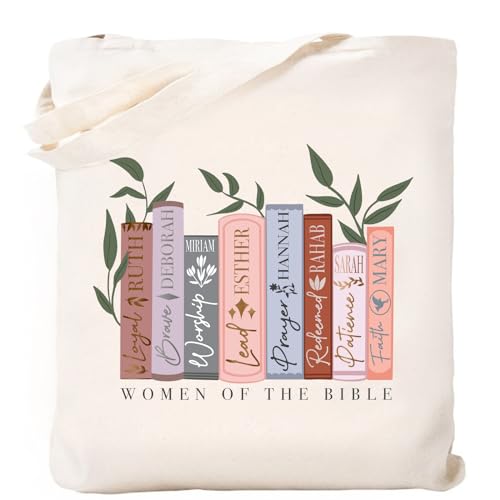 Canvas Aesthetic Tote Bag with Inner Pockets, Cute Cloth Cotton Tote Bags for Women Graphic Tote Bag for School