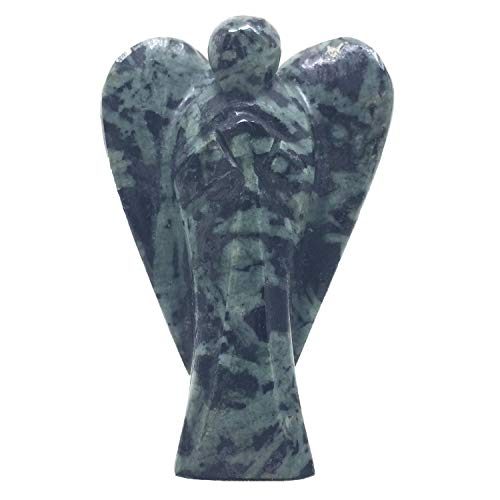 Nelson Creations 2 Inch Chinese Writing Stone Guardian Angel Figurine - color: Chinese Writing Stone