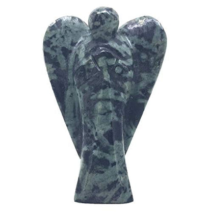 Nelson Creations 2 Inch Chinese Writing Stone Guardian Angel Figurine - color: Chinese Writing Stone