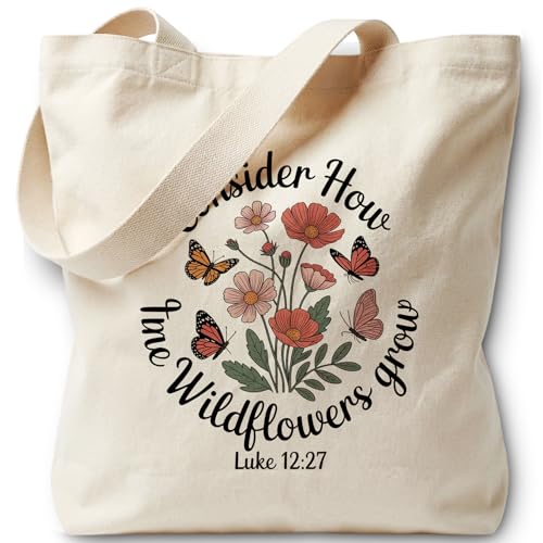 Bible Bags for Women, Christian Tote Bag, Gifts for Christian Women - color: Pink