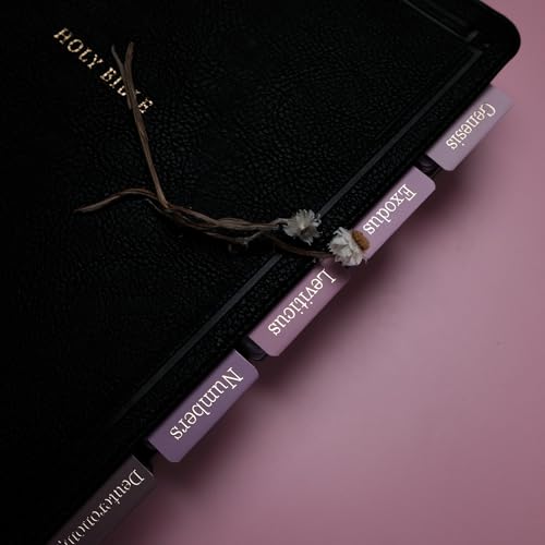 UPAFEXXI-Laminated Bible Tabs, Bible Tabs for Women and Men(Purple) - color: Purple