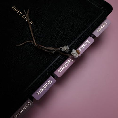 UPAFEXXI-Laminated Bible Tabs, Bible Tabs for Women and Men(Purple) - color: Purple