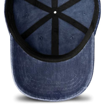 Christian Gifts for Men Women, Religious Cross Logo Embroidered Low Profile Unisex Dad Hat - color: Blue
