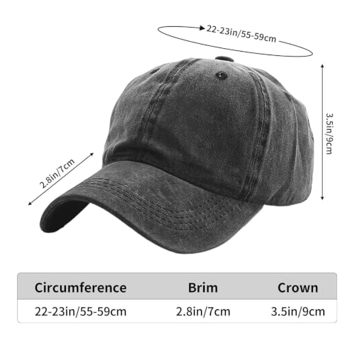 Christian Baseball Cap for Men & Women - Embroidered Jesus Cross Hat, Adjustable Christian Gifts - color: Christian-14 Black