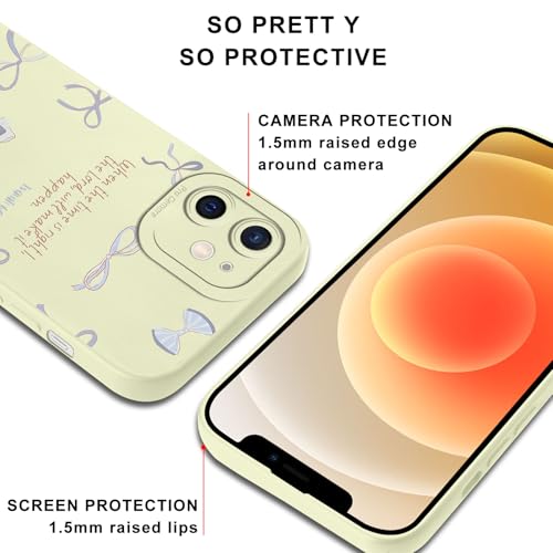 2 Pack Christian Jesus Bible Verses Bow Phone Case for iPhone 12 Case Bow Pattern Shockproof Soft Protective for Women Men Phone Cover Funda for iPhone 12 6.1 Inch - color: Bow, size: for iPhone 12