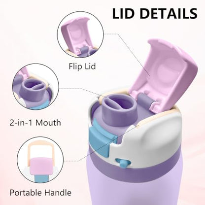 I Am A Child of God 32oz Insulated Water Bottle Gift for Women, 1PCS - color: Christianity-Purple