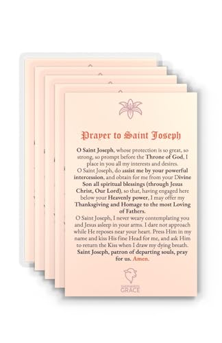 Saint Joseph Protection Prayer Cards, 5-Pack