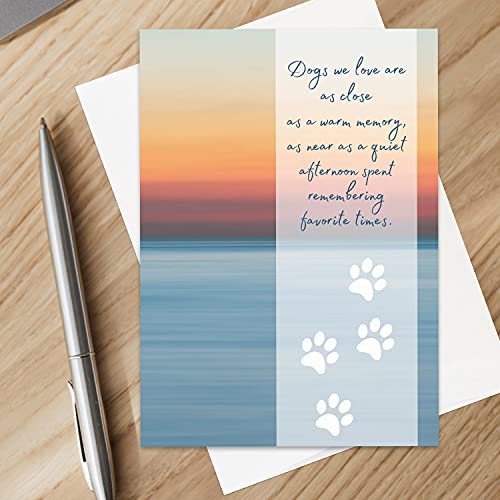 Simply Uncaged Christian Gifts Pet Loss Sympathy Card Gift for Pet Loss, Pet Sympathy Gift for Dogs, Cats (Pack of 12) - size: Pack of 12