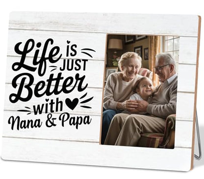 Nana & Papa Gifts Picture Frame - color: papa