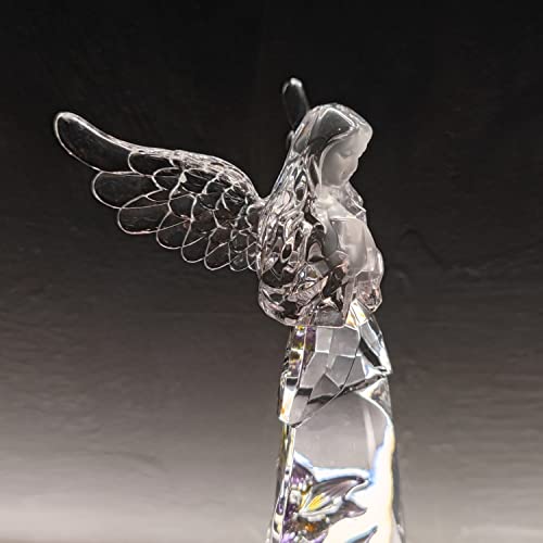 Praying Angel Acrylic Statue 8.6”H LED Lighted Christmas Decor