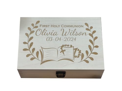 Tailored First Holy Communion Christian Gift: Custom Engraved Name and Date - Special Keepsake for a Blessed Occasion