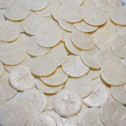 Whole Wheat Altar Bread, Communion Wafers for Mass, Catholic Church Supplies, 1 1/8 Inch, 500 count