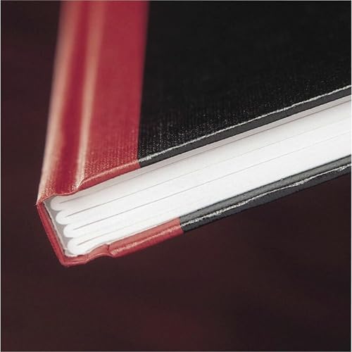 Black n' Red Notebook, Business Journal, 11-3/4" x 8-1/4", 96 Sheets, Ruled, Optik Paper, Hardcover, Casebound, Black (D66174) - size: 1 Count, style: Large