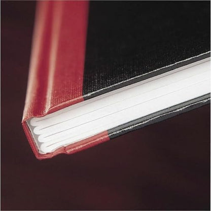 Black n' Red Notebook, Business Journal, 11-3/4" x 8-1/4", 96 Sheets, Ruled, Optik Paper, Hardcover, Casebound, Black (D66174) - size: 1 Count, style: Large