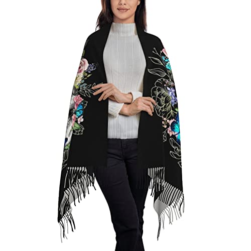 Prayer Shawls and Wraps for Women, Jesus Christian Gifts Bible Scarf Super Soft Fashion Shawl With Tassel - color: Black6