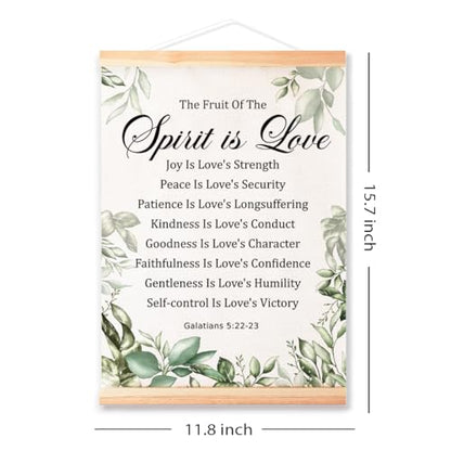 Ybqhd The Fruit Of The Spirit Poster Hanger, Christian Bible Verse Wall Art - color: Galatians 5:22-23