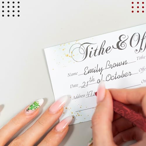 Tithes and Offering Envelopes for Church, 500 Count, 6.3 x 3.1 in