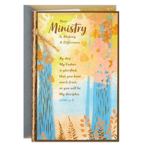Hallmark DaySpring Thank You Card for Minister (Making a Difference) - size: 11