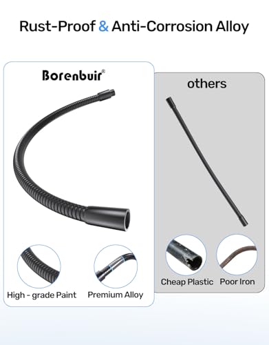 19" Flexible Microphone Gooseneck, 5/8 Thread, Max 2.5 lb Load, Heavy Duty - size: 19" Gooseneck