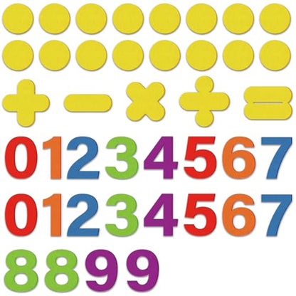 CHEFAN Foldable Felt Board for Toddlers and Felt Numbers for Kids