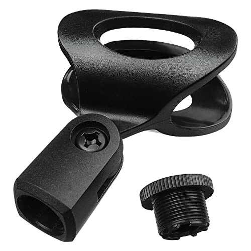 4-Pack Universal Microphone Clip Holder for Handheld Microphones