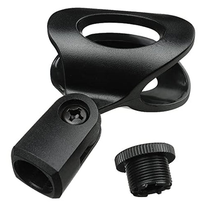 4-Pack Universal Microphone Clip Holder for Handheld Microphones
